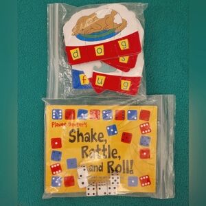 Planet Dexter's Shake, Rattle, and Roll Game AND Phonics For Beginners Puzzles